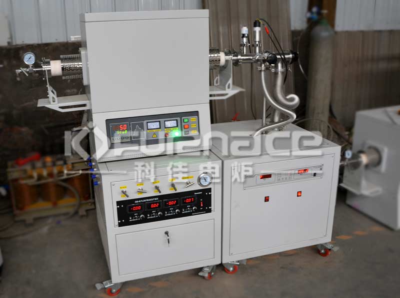 High Temperature High Vacuum 4MFCs CVD system