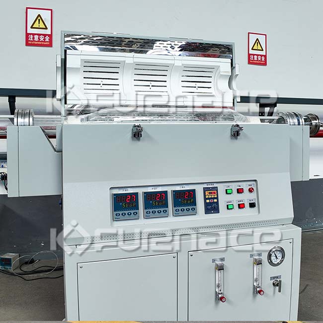 3 zone temperatrue tube furnace