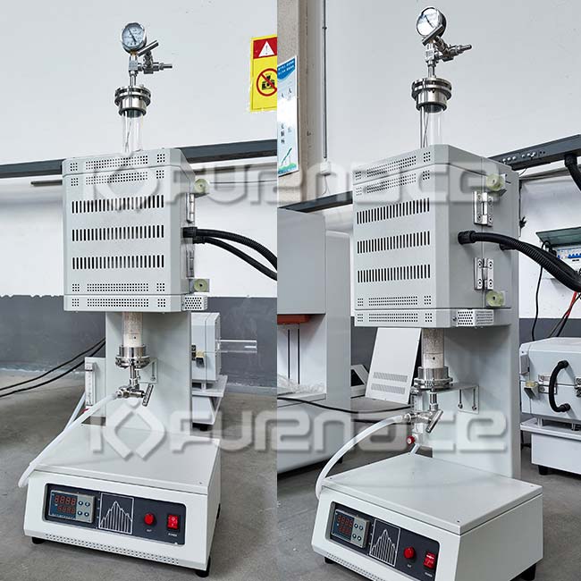 quartz tube vertical tube furnace