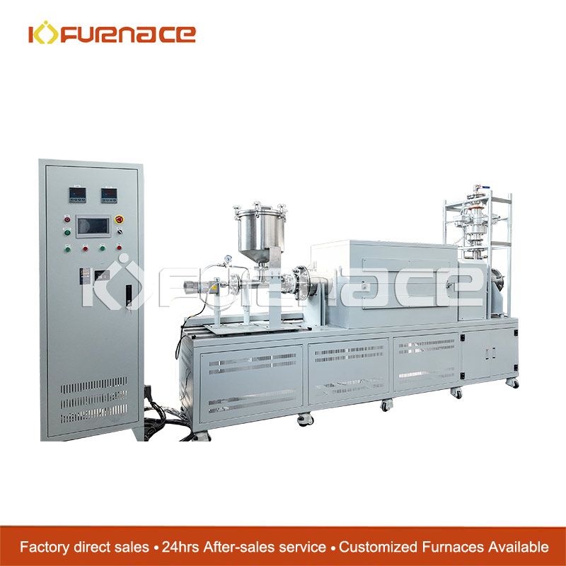 Continuous metal liner small rotary kiln