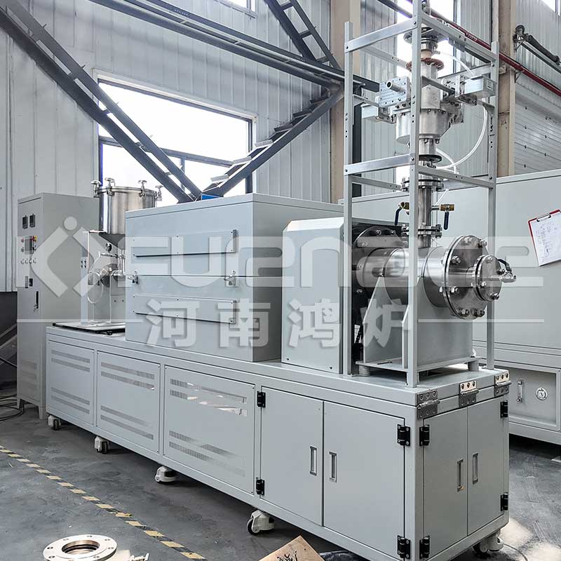 Continuous metal liner small rotary kiln