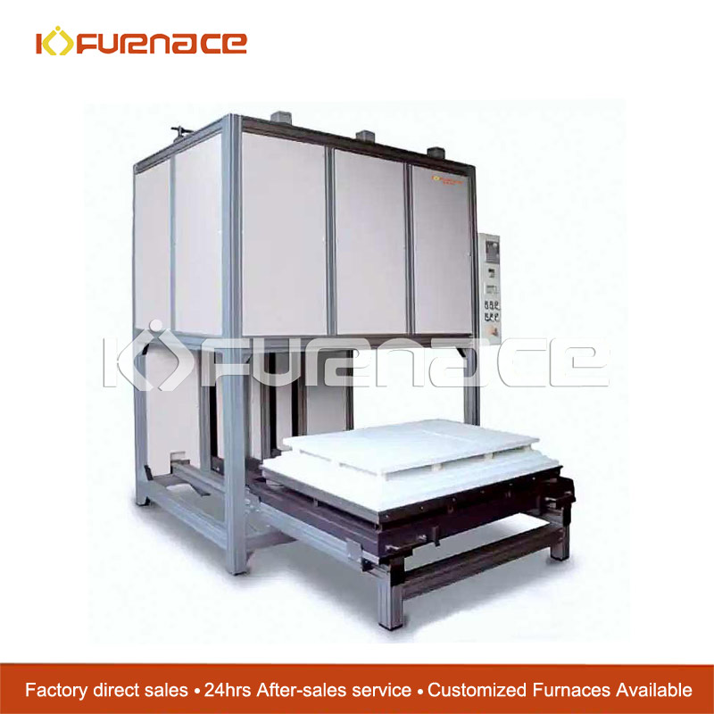 Large split hydraulic lifting atmosphere furnace
