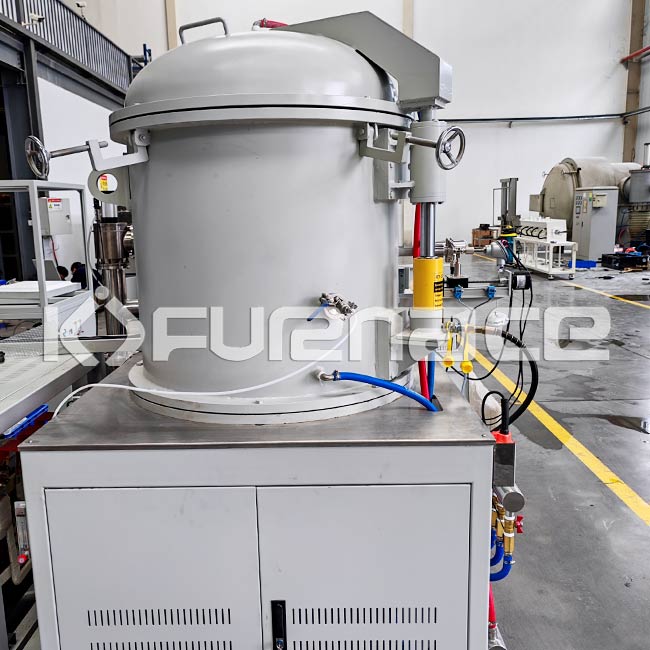 Vertical vacuum carbon tube furnace