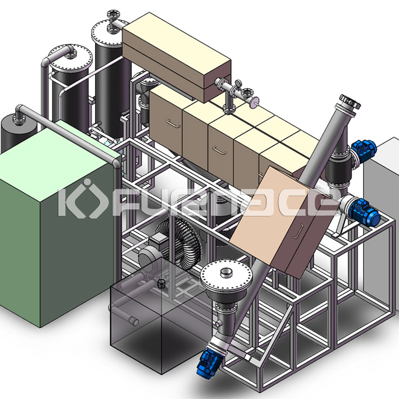 Bomass pyrolysis unit