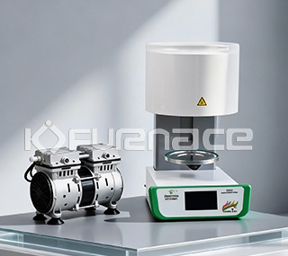 KJ-D1200-DP Dental Vacuum Porcelain Furnace