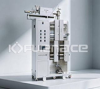 Vertical tube furnace with preheating function
