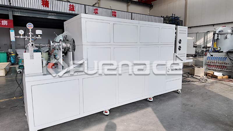 Intermittent rotary tube furnace