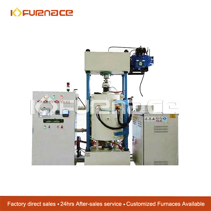 Vertical vacuum diffusion welding furnace