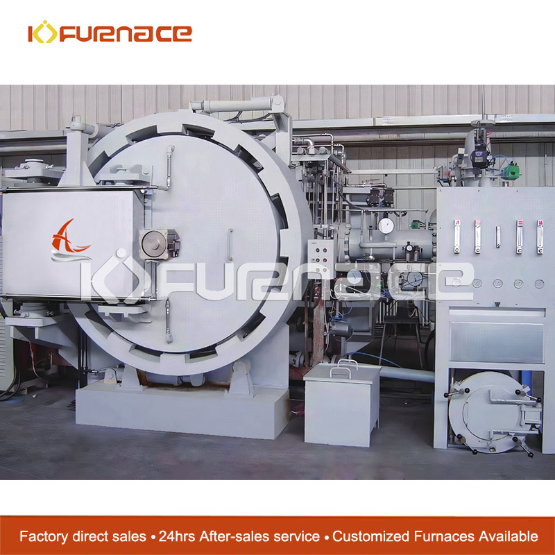 Vacuum degreasing and sintering integrated furnace