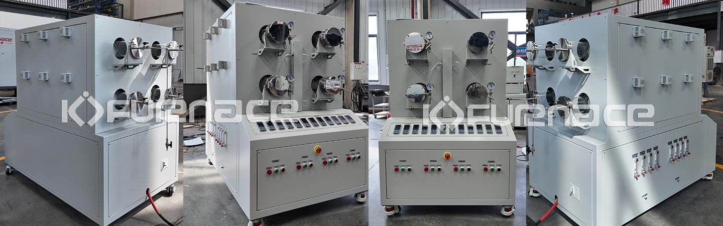 four channels tube furnace