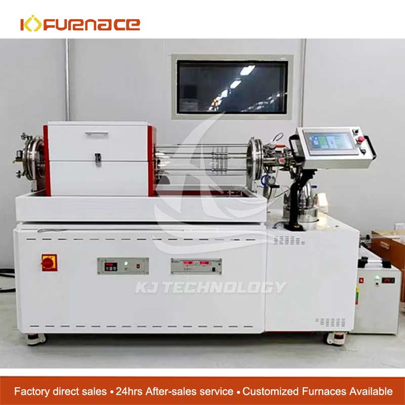 Horizontal tubular brazing furnace