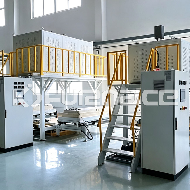 split hydraulic lifting furnace