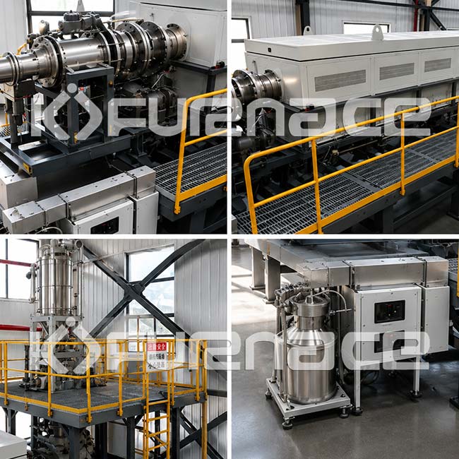 KJ-TX900-H500CK6W rotary tilt tube furnace