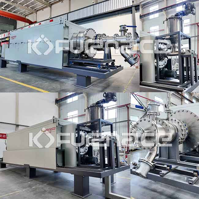 Intermittent inclined rotary kiln
