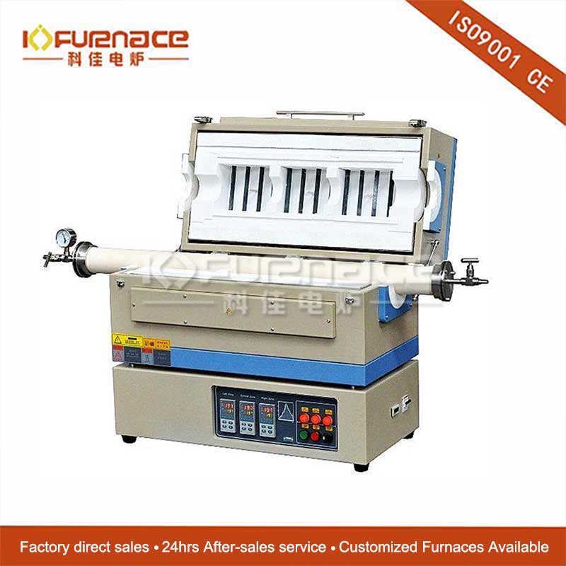 1500℃ Three Zone Split Tube Furnace